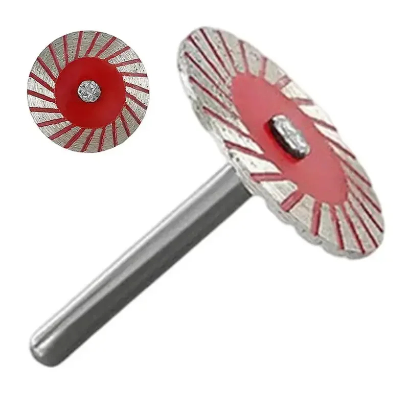 Rolling Pin Marble - 40mm 6mmシャンクカッティングディスクセット、木材、金属、石、大理石、花崗岩用の円形サンディング研削ホイールブレード