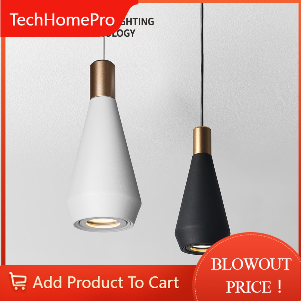 Kitchen Island Baking Table - TechHPAisilan GU10 LED 高級ペンダントランプモダンキッチンアイランドベッドルームバーテーブルダイニングルームハンギングライトホームシャンデリア Bla