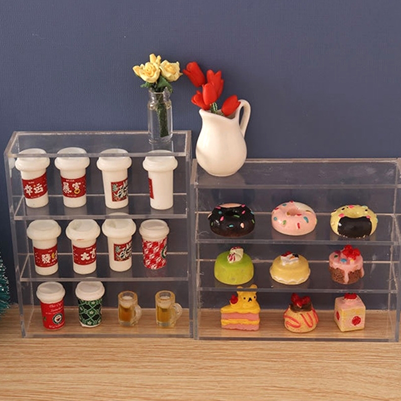 1Pc 1:12 ドールハウスミニチュア多層ラック食器棚収納 - Kitchen Up のレビューと価格