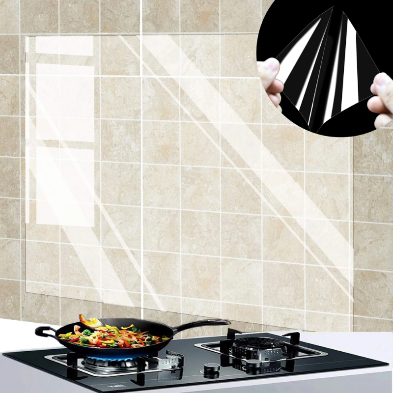 1Pc キッチン耐油ウォールステッカー 90 × 60 セン - Kitchen Queen のレビューと価格