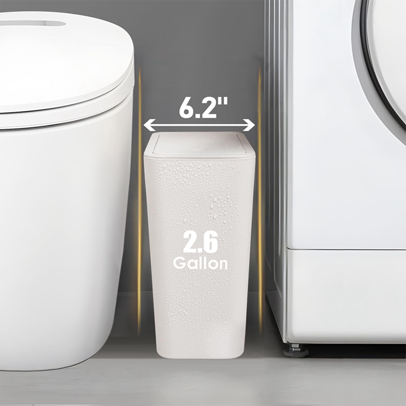 蓋付きバスルームゴミ箱、スリムゴミ箱、キッチン、寝室、リビン - Kitchen Up のレビューと価格