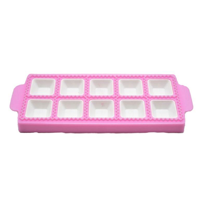 ラビオリメーカー型正方形または円形ケーキデコレーションムース - Kitchen Baking Tray Set のレビューと価格