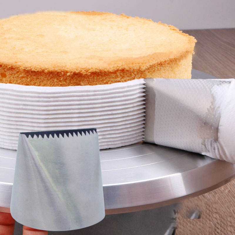 特大のステンレス製ケーキデコレーションノズル、両面、アイシン - Kitchen Baking Decor のレビューと価格