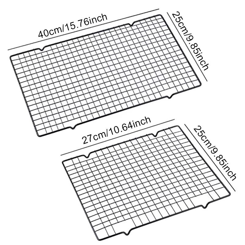 1/2 個ケーキ冷却ラック小大ステンレス鋼ワイヤーベーキング - Kitchen Baking Trays のレビューと価格