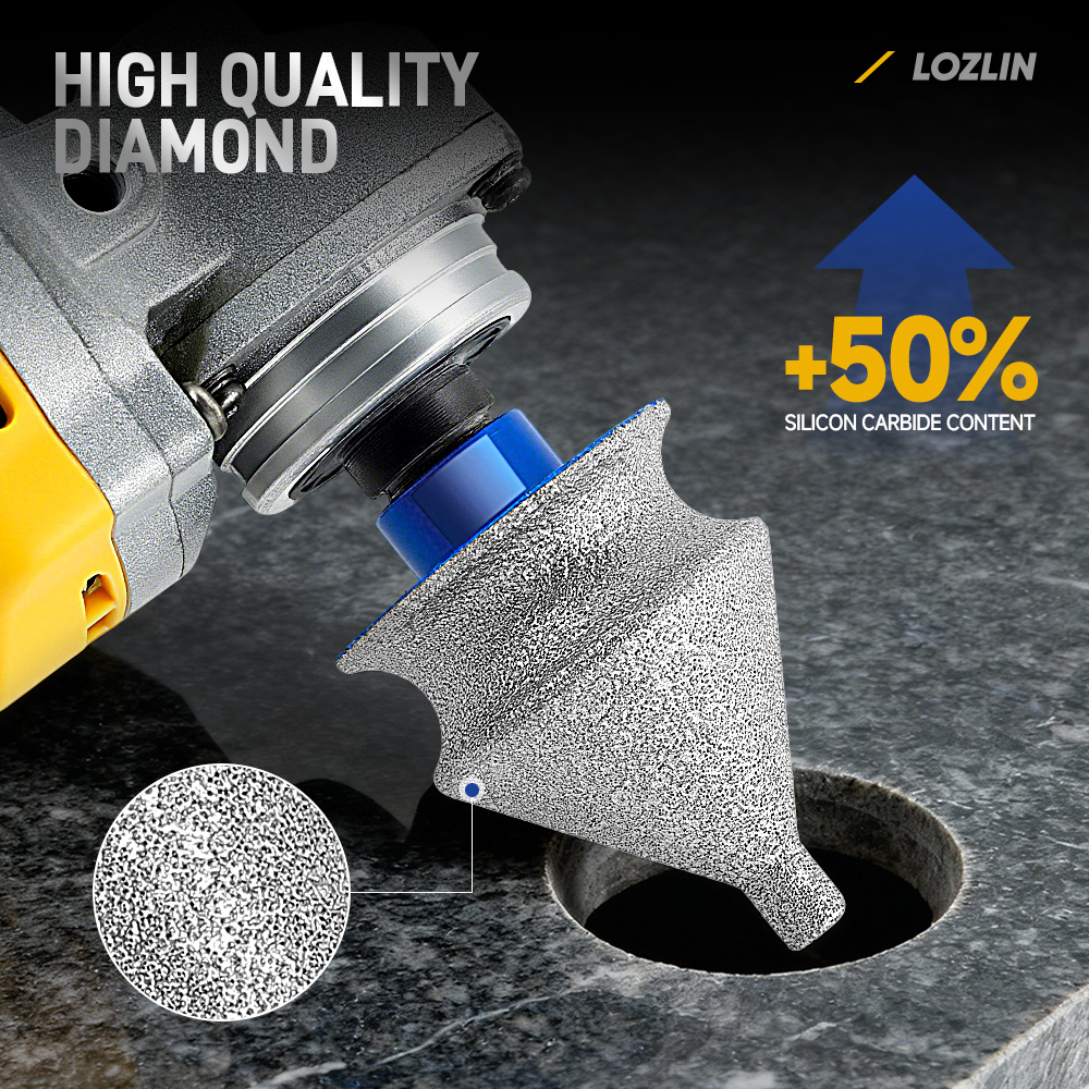 LOZLIN M14ネジ式ブレージングエッジトリミングダイヤ - Rolling Pin Marble のレビューと価格