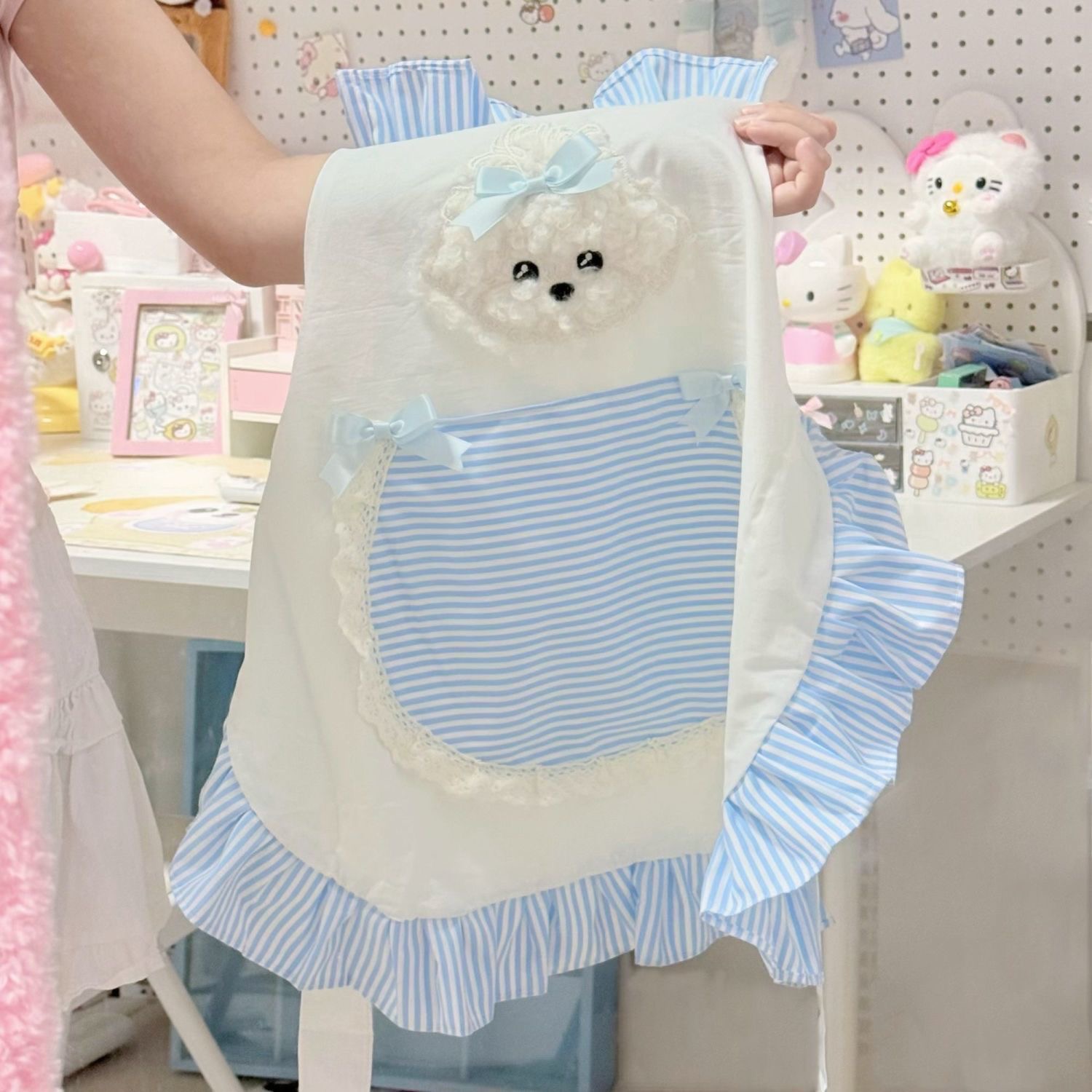 1pc かわいいストライプエプロンプリンセススタイルホームエ - Kitchen Baking Must Haves のレビューと価格