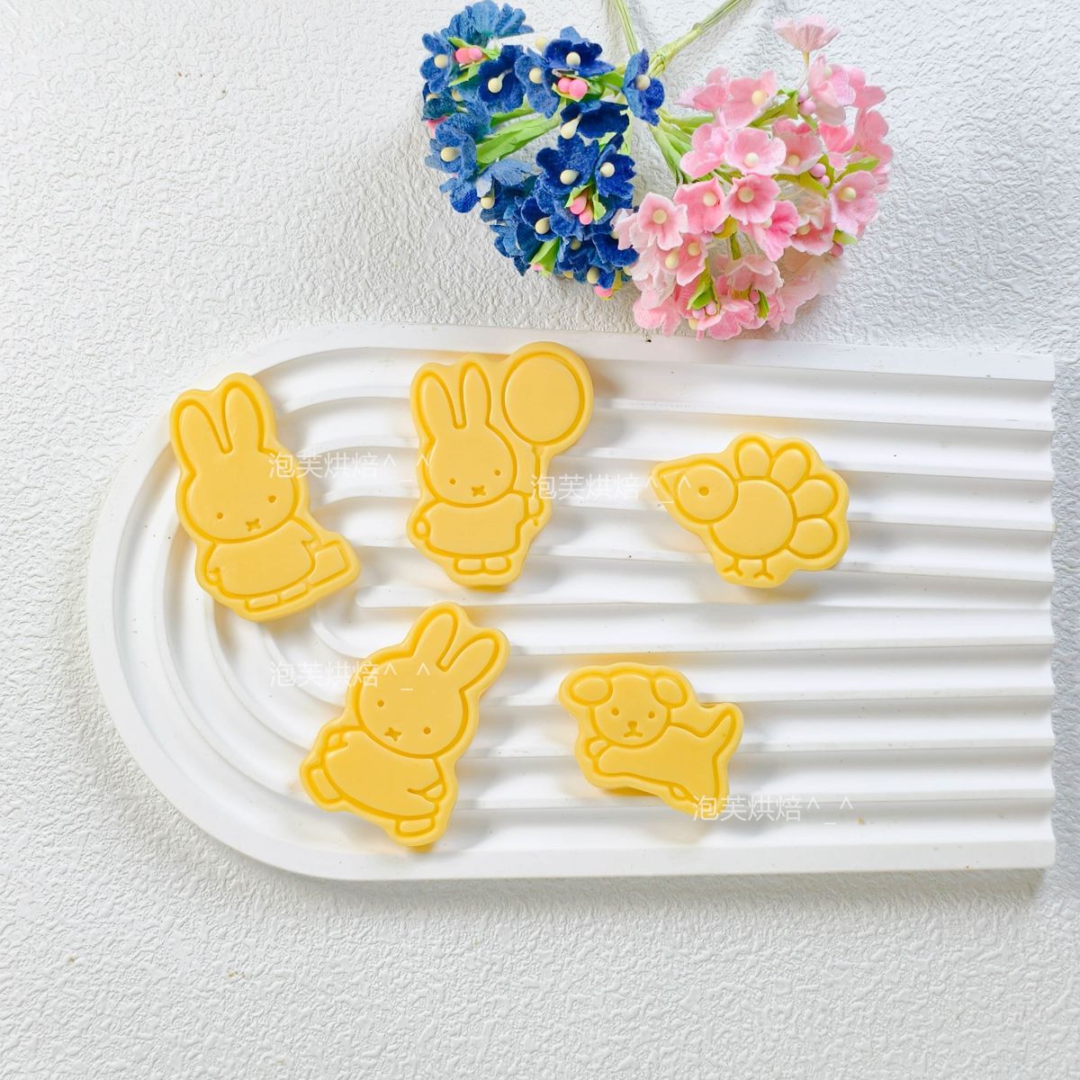 かわいい 3D プレスクッキー型 ミッフィー柄付き 再利用可 - Kitchen Appliances For Baking のレビューと価格
