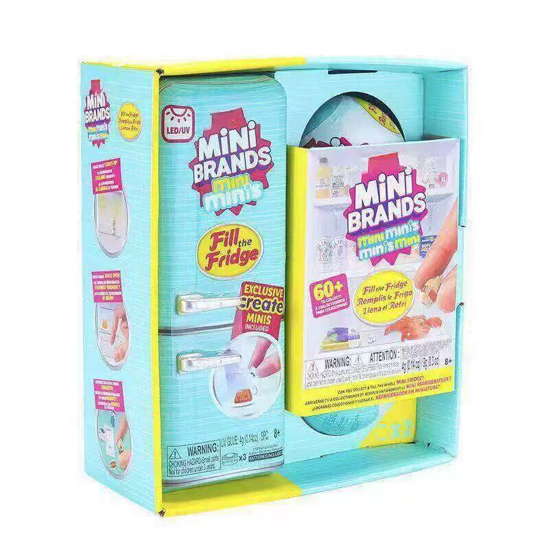 LEDライトアップミニ冷蔵庫おもちゃセット ミニフード付き  - Kitchen Up のレビューと価格