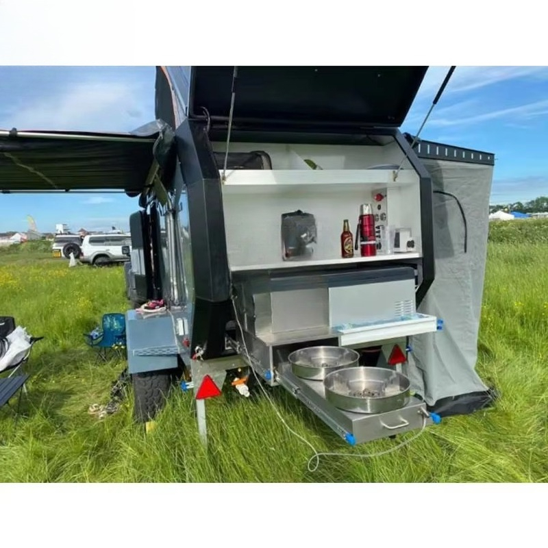 Otr 4X4 軽量前折りたたみ式キャンピングトレーラー オ - Kitchen Up のレビューと価格