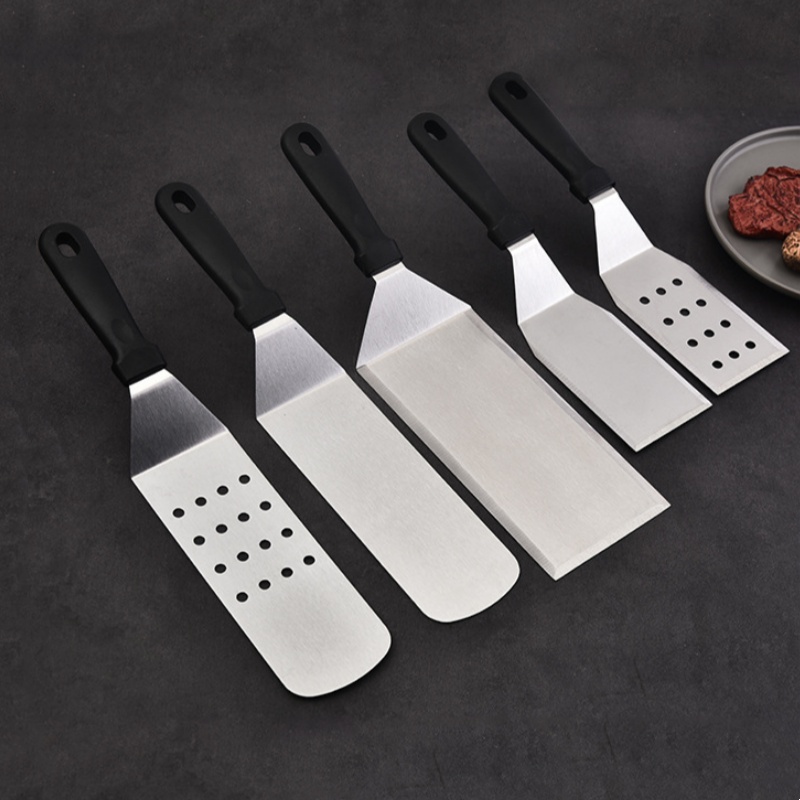 キッチンステンレス鋼スクレーパー調理ヘラバーベキューヘラプレ - Kitchen Utensils のレビューと価格