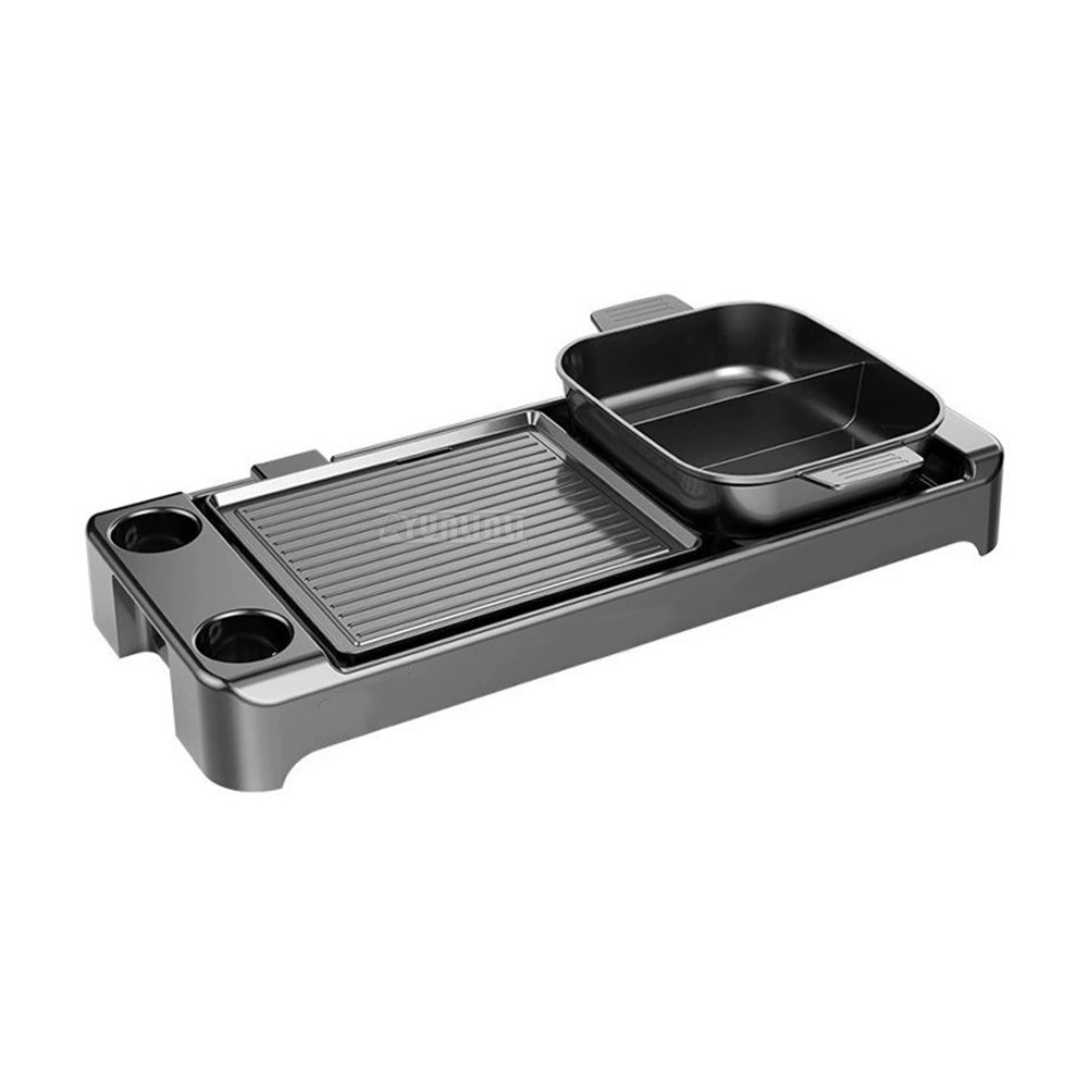 電気バーベキューホットポットストーブデュアルフレーバー調理鍋 - Kitchen Appliances For Baking のレビューと価格