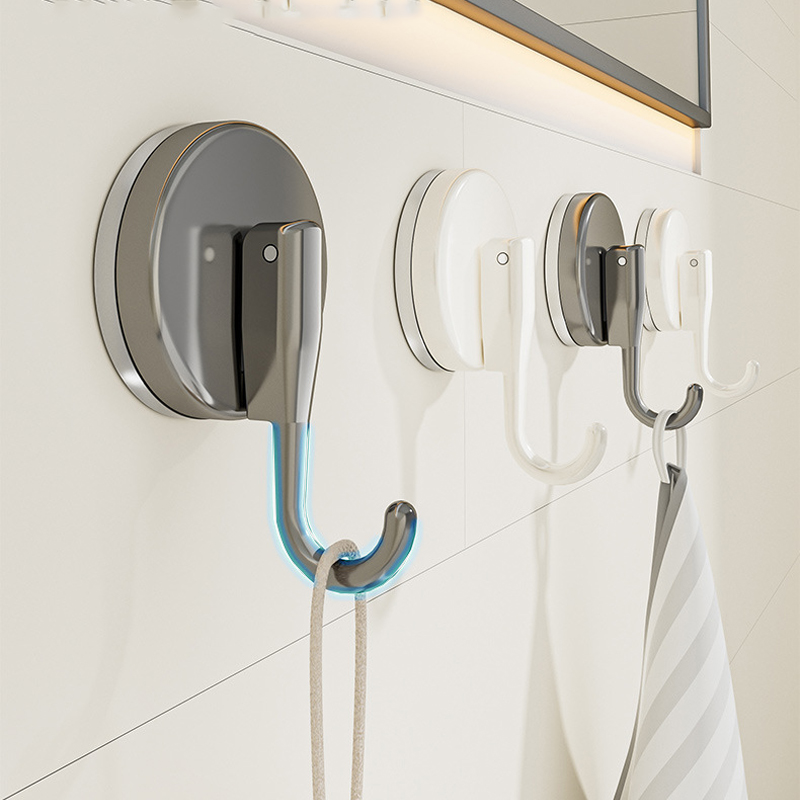 吸盤フックパンチフリー多機能吊り下げキー衣類フック浴室ローブ - Kitchen Utensils のレビューと価格