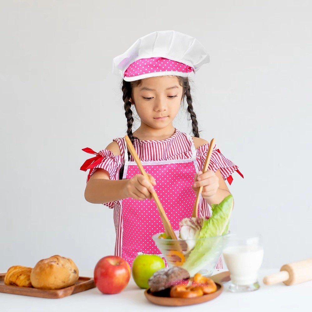 シェフドレスアップ シェフハット キッズベーキングエプロンセ - Baking Kitchen Set Up のレビューと価格