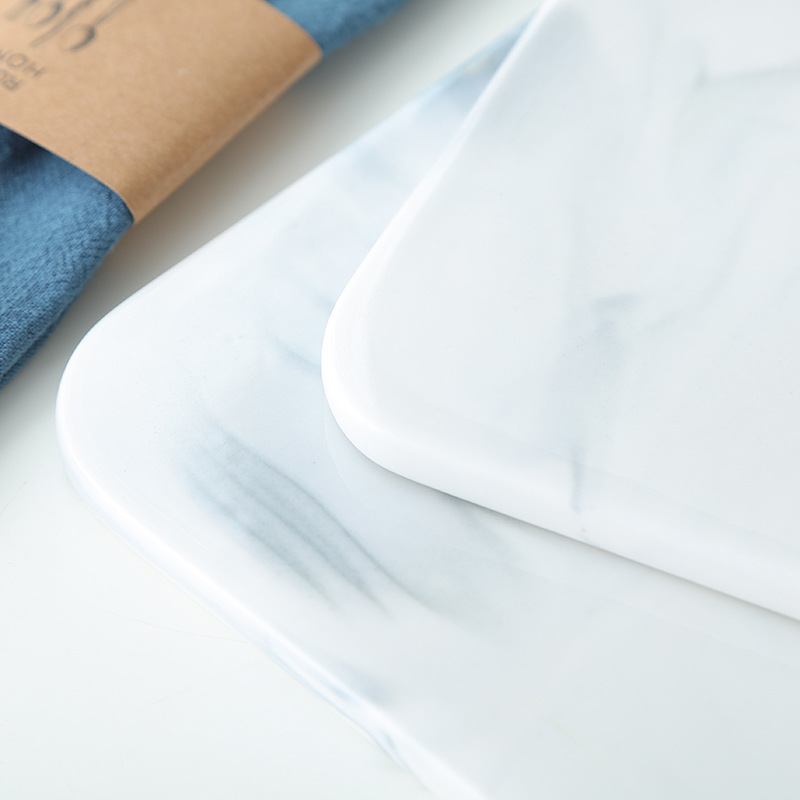 チーズクラッカーと寿司用の大理石のまな板、セラミック長方形プ - Rolling Pin Marble のレビューと価格