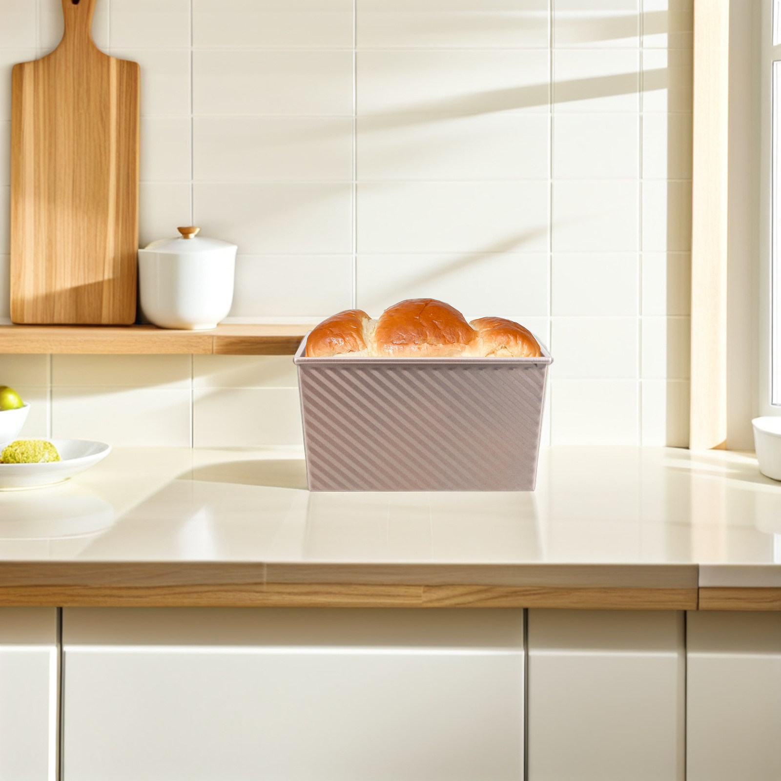ノンスティック長方形トーストパン炭素鋼パン型ケーキローフバナ - Kitchen Baking Trays のレビューと価格