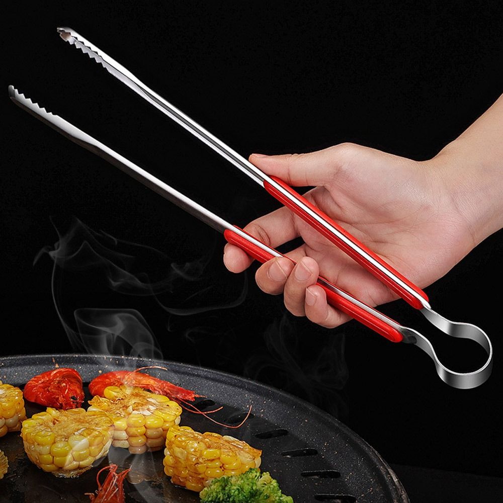 韓国のステンレス鋼のフードトング、バーベキュー肉のスポーツ用 - Kitchen Utensils のレビューと価格