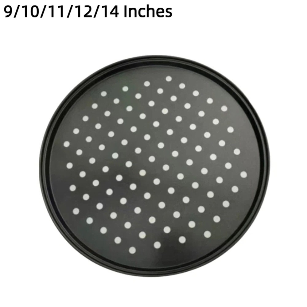 カーボンスチール製穴あきピザパンセット ノンスティック多目的 - Kitchen Baking Tray Set のレビューと価格